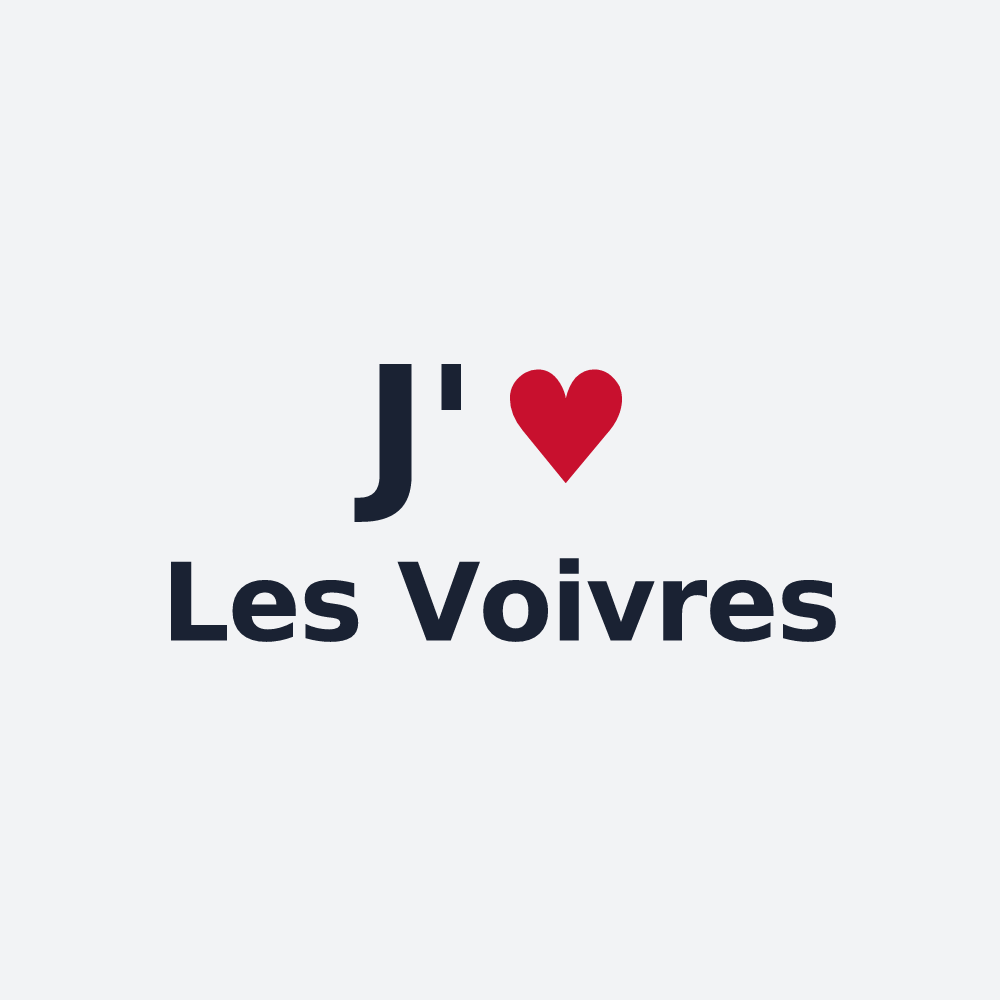 Poster personnalisé Les Voivres — design J'aime Les Voivres
