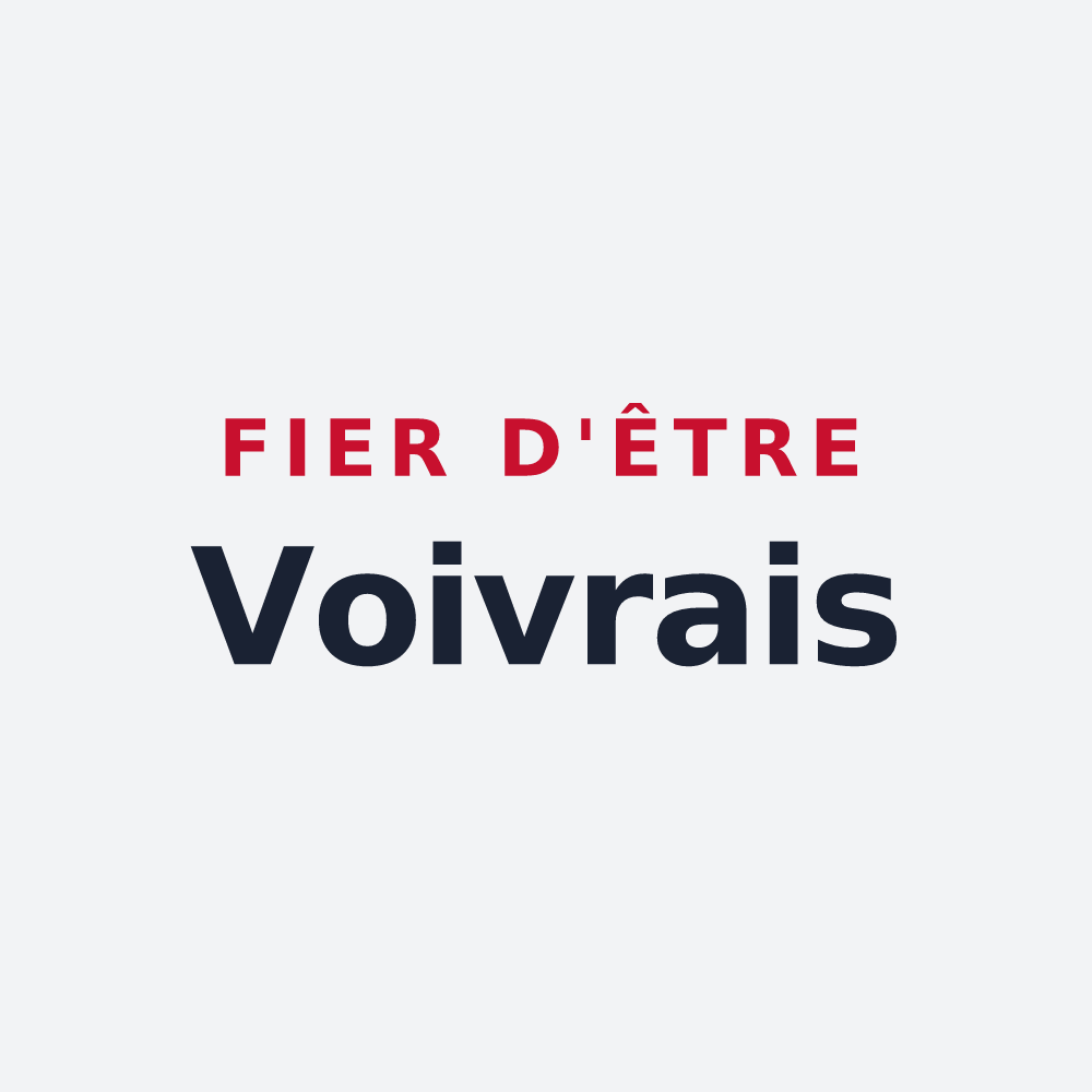 Poster « Fier d'être Voivrais » — design pour Les Voivres