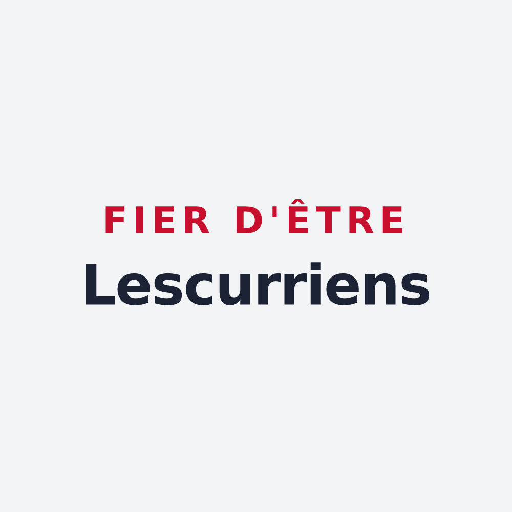 Poster « Fier d'être Lescurriens » — design pour Lescurry