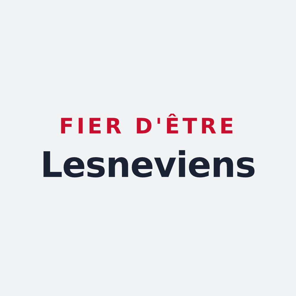 Poster « Fier d'être Lesneviens » — design pour Lesneven