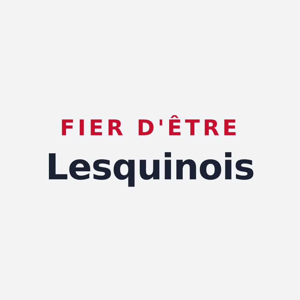 Poster « Fier d'être Lesquinois » — design pour Lesquin