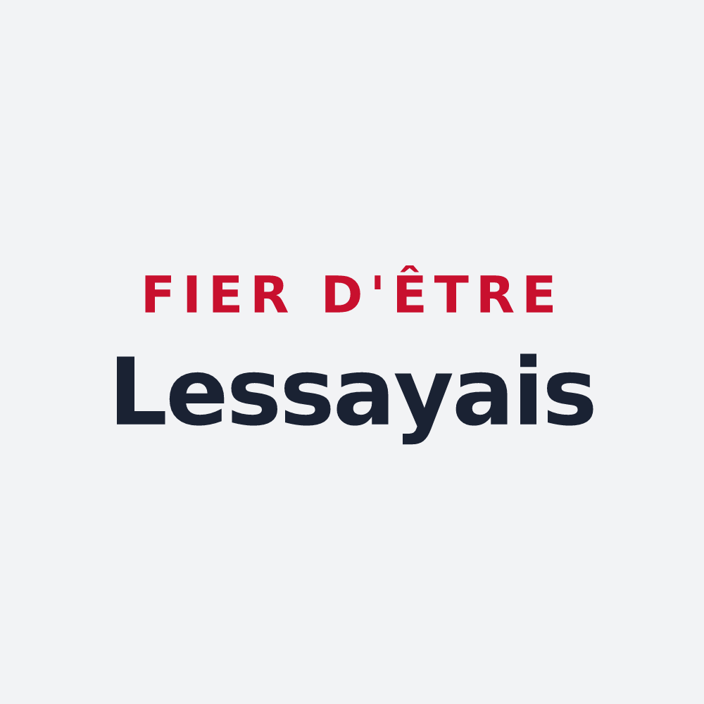 Poster « Fier d'être Lessayais » — design pour Lessay