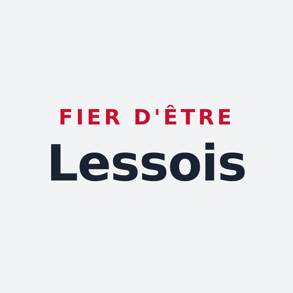 Poster « Fier d'être Lessois » — design pour Lesse