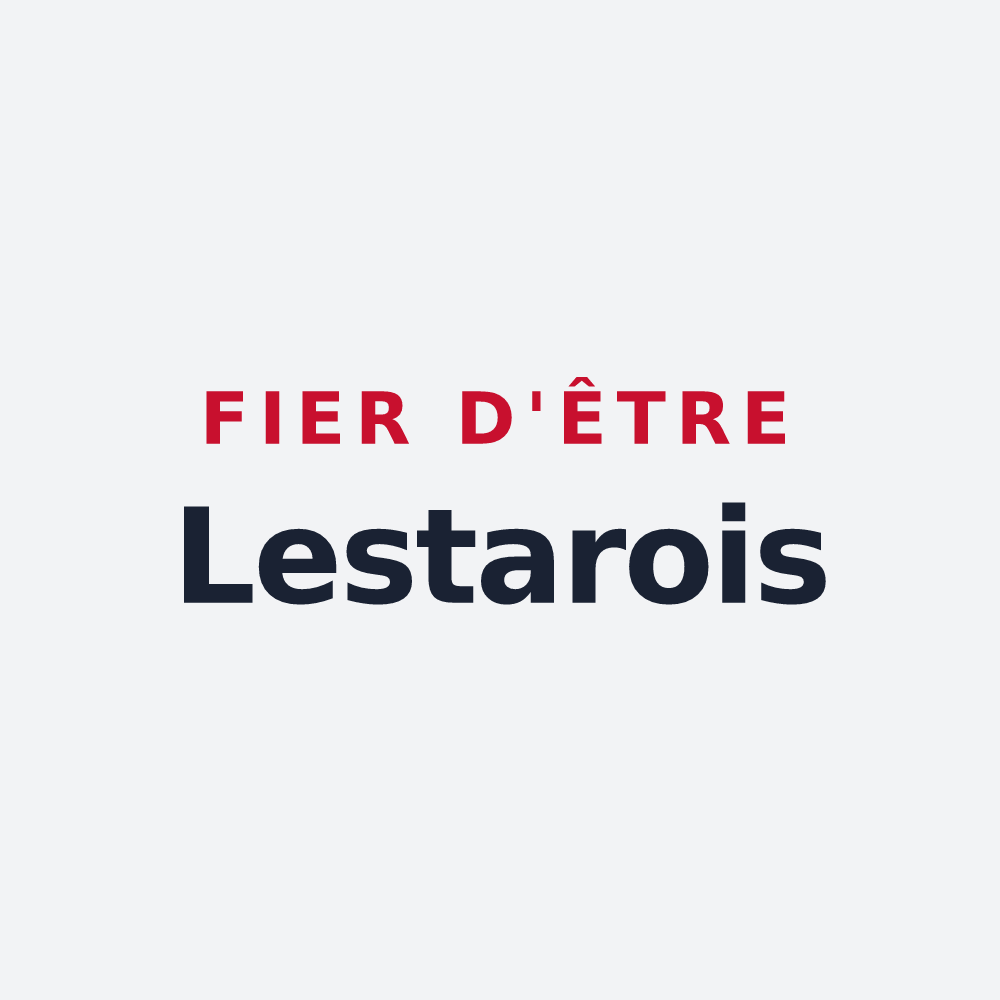 Poster « Fier d'être Lestarois » — design pour Lestards