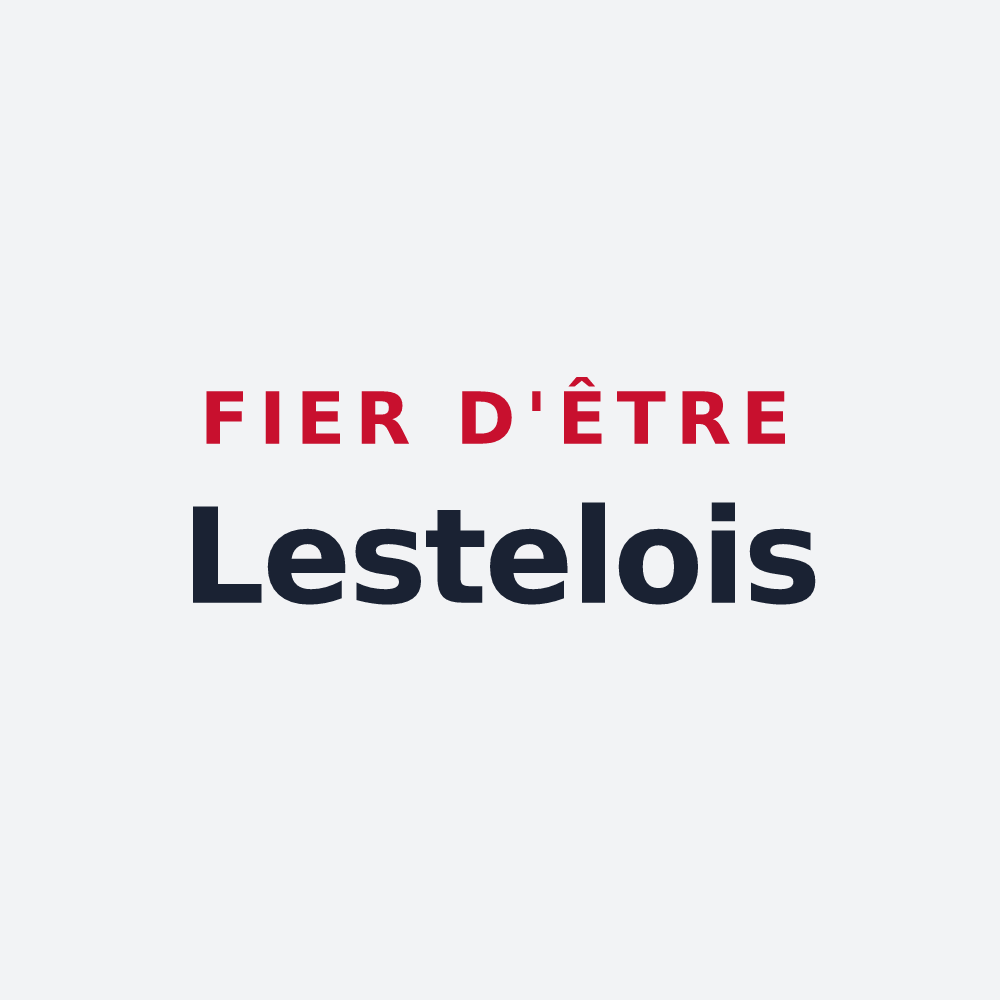 Poster « Fier d'être Lestelois » — design pour Lestelle-de-Saint-Martory