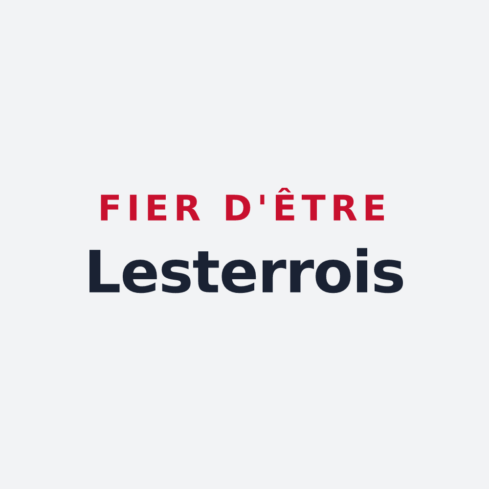 Poster « Fier d'être Lesterrois » — design pour Lesterps