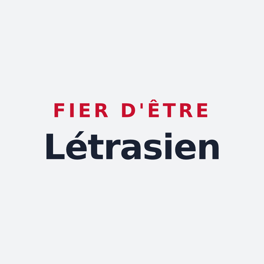 Poster « Fier d'être Létrasien » — design pour Létra