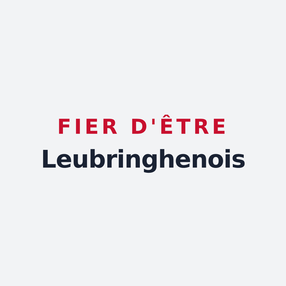 Poster « Fier d'être Leubringhenois » — design pour Leubringhen