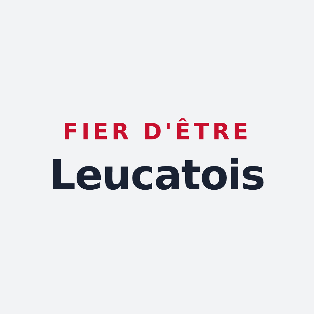 Poster « Fier d'être Leucatois » — design pour Leucate