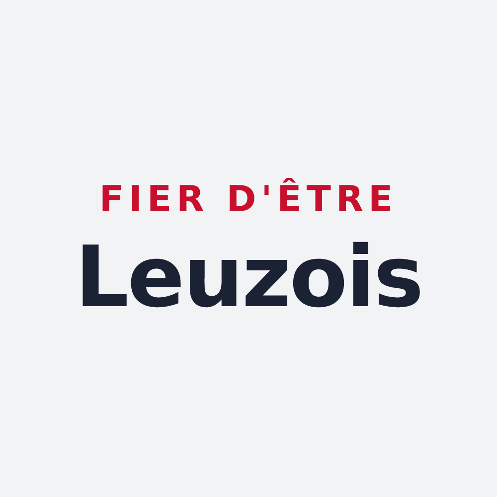 Poster « Fier d'être Leuzois » — design pour Leuze
