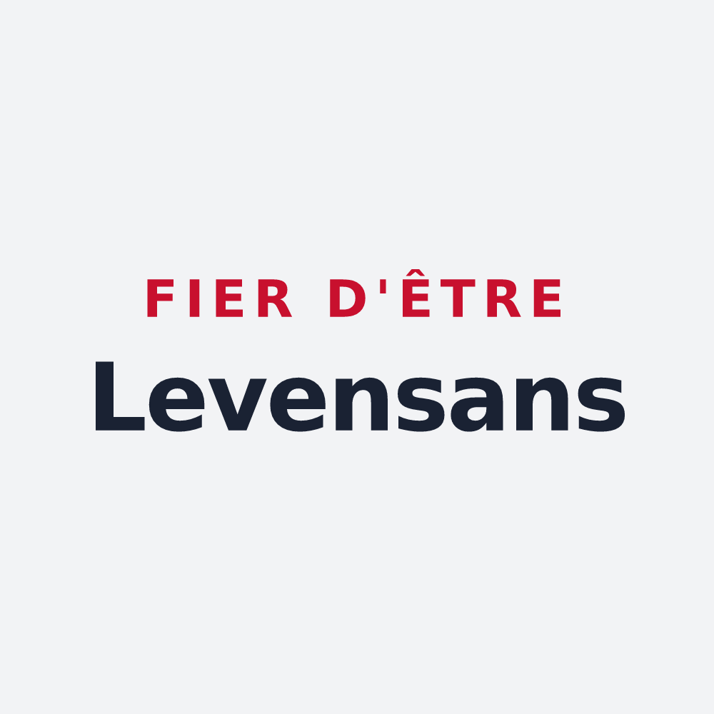 Poster « Fier d'être Levensans » — design pour Levens
