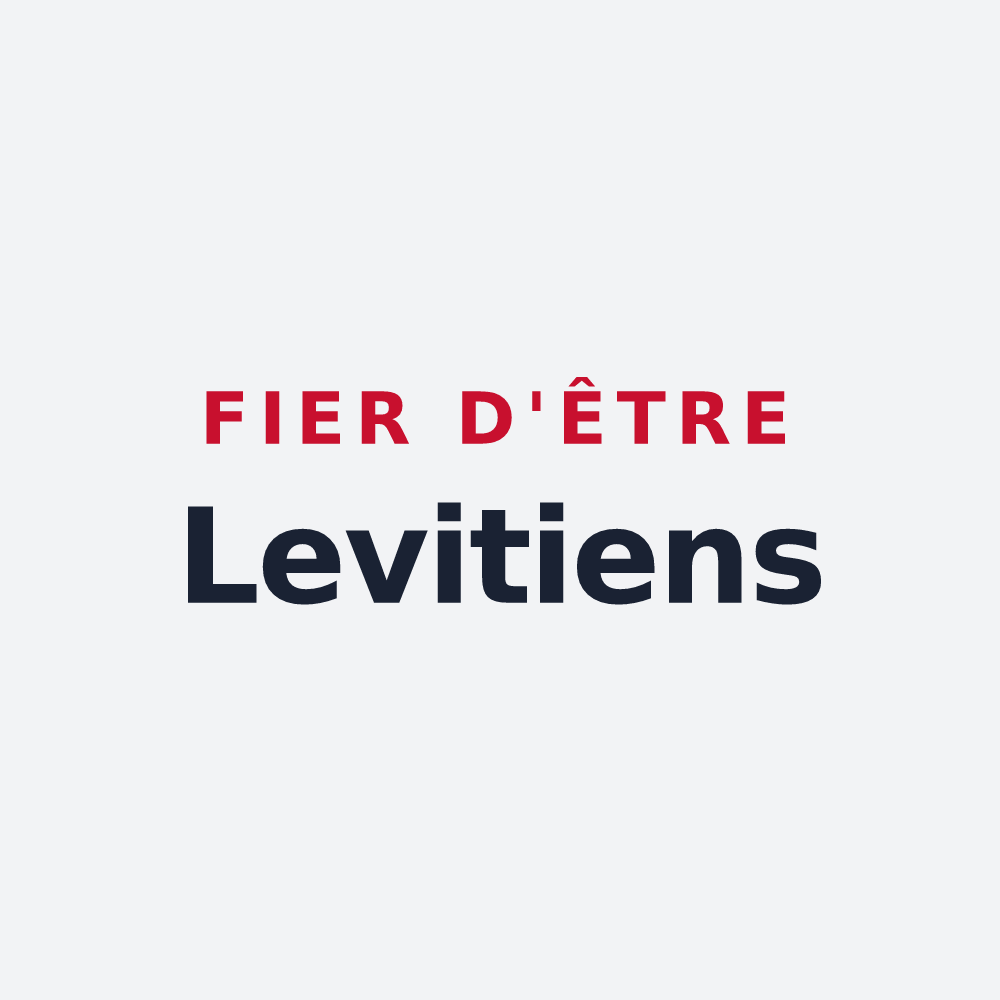 Poster « Fier d'être Levitiens » — design pour Levier