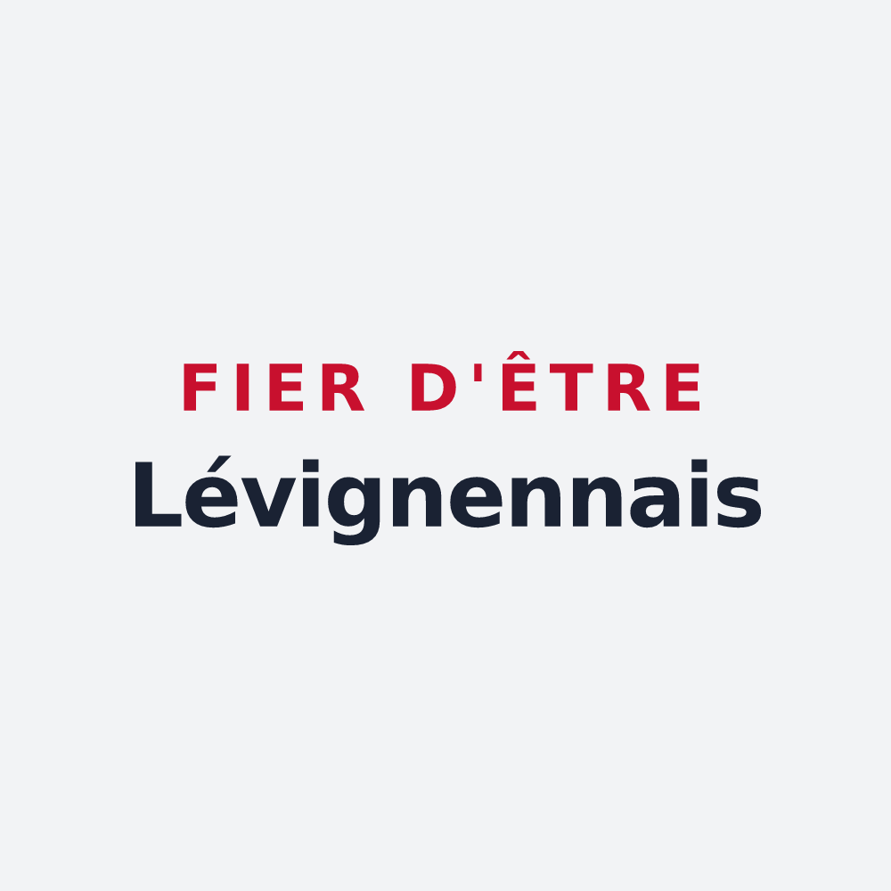 Poster « Fier d'être Lévignennais » — design pour Lévignen
