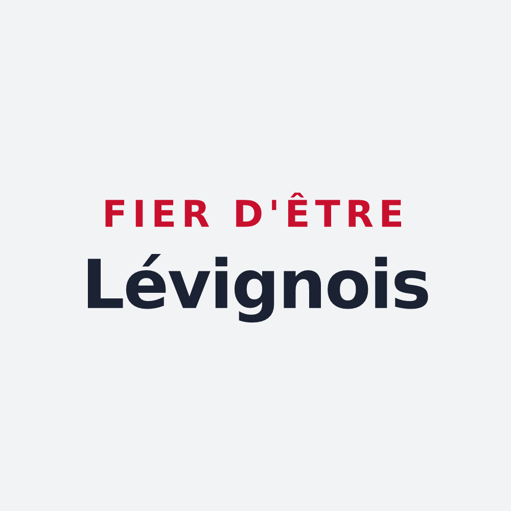 Poster « Fier d'être Lévignois » — design pour Lévigny