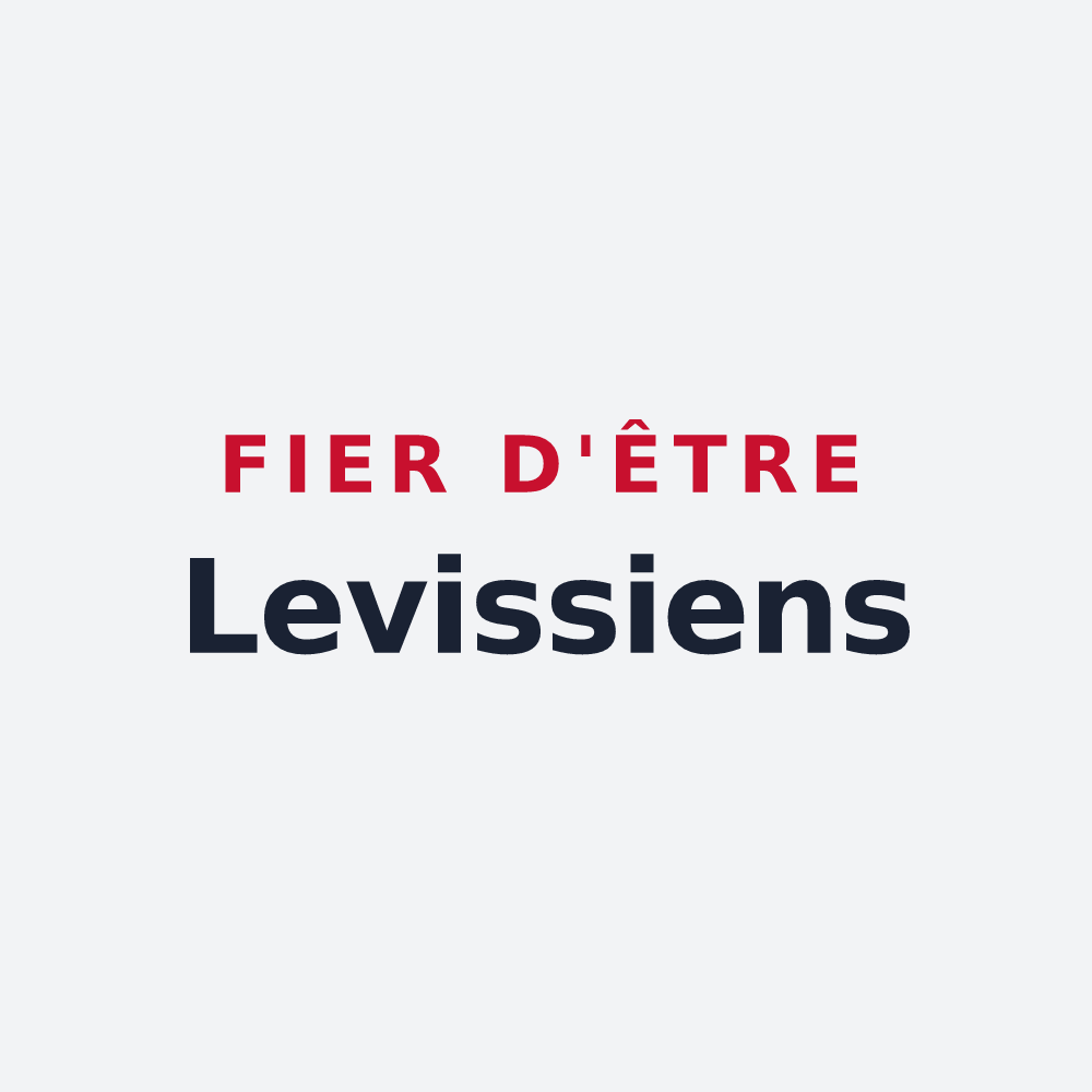 Poster « Fier d'être Levissiens » — design pour Lévis-Saint-Nom