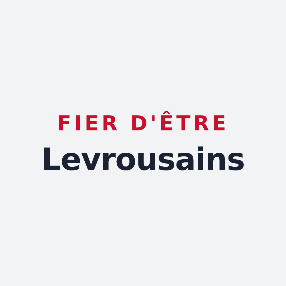 Poster « Fier d'être Levrousains » — design pour Levroux