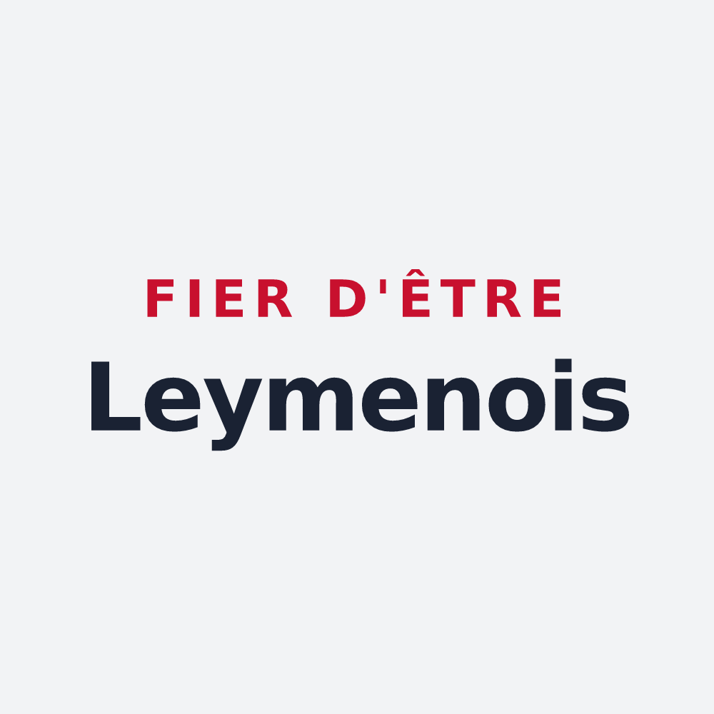Poster « Fier d'être Leymenois » — design pour Leymen