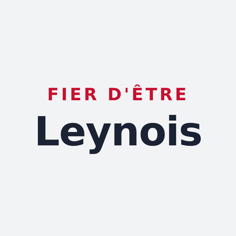 Poster « Fier d'être Leynois » — design pour Leynes