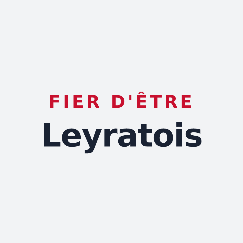 Poster « Fier d'être Leyratois » — design pour Leyrat