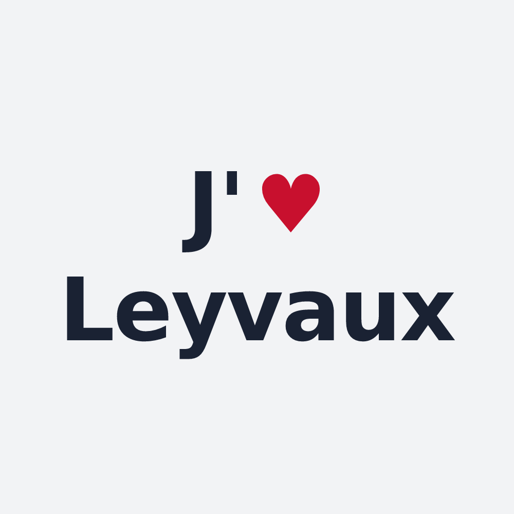Poster personnalisé Leyvaux — design J'aime Leyvaux