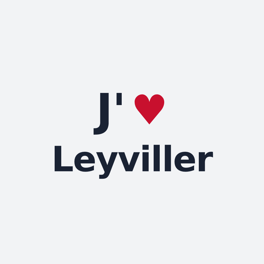 Poster personnalisé Leyviller — design J'aime Leyviller