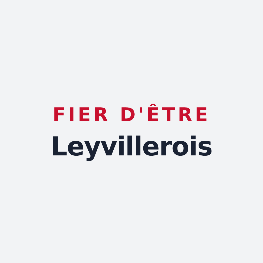 Poster « Fier d'être Leyvillerois » — design pour Leyviller