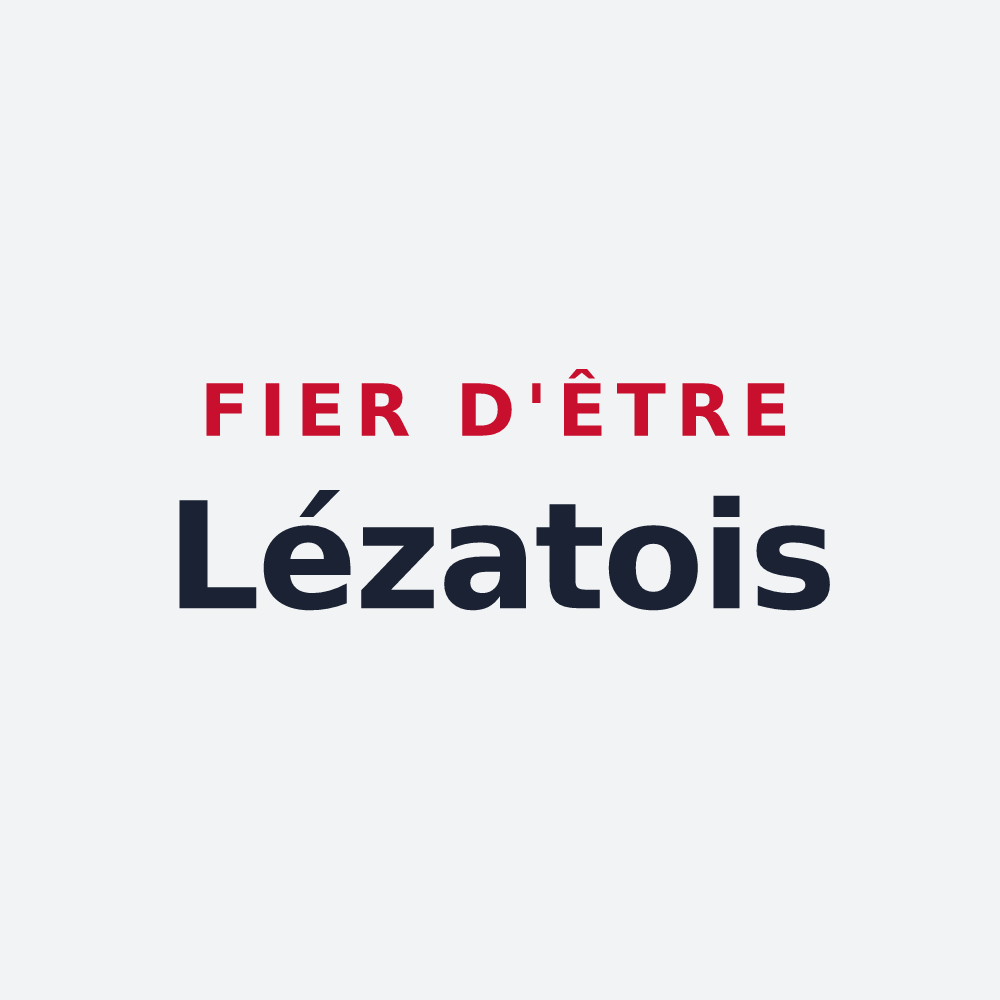 Poster « Fier d'être Lézatois » — design pour Lézat-sur-Lèze