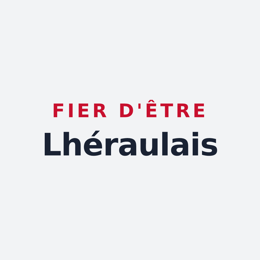 Poster « Fier d'être Lhéraulais » — design pour Lhéraule