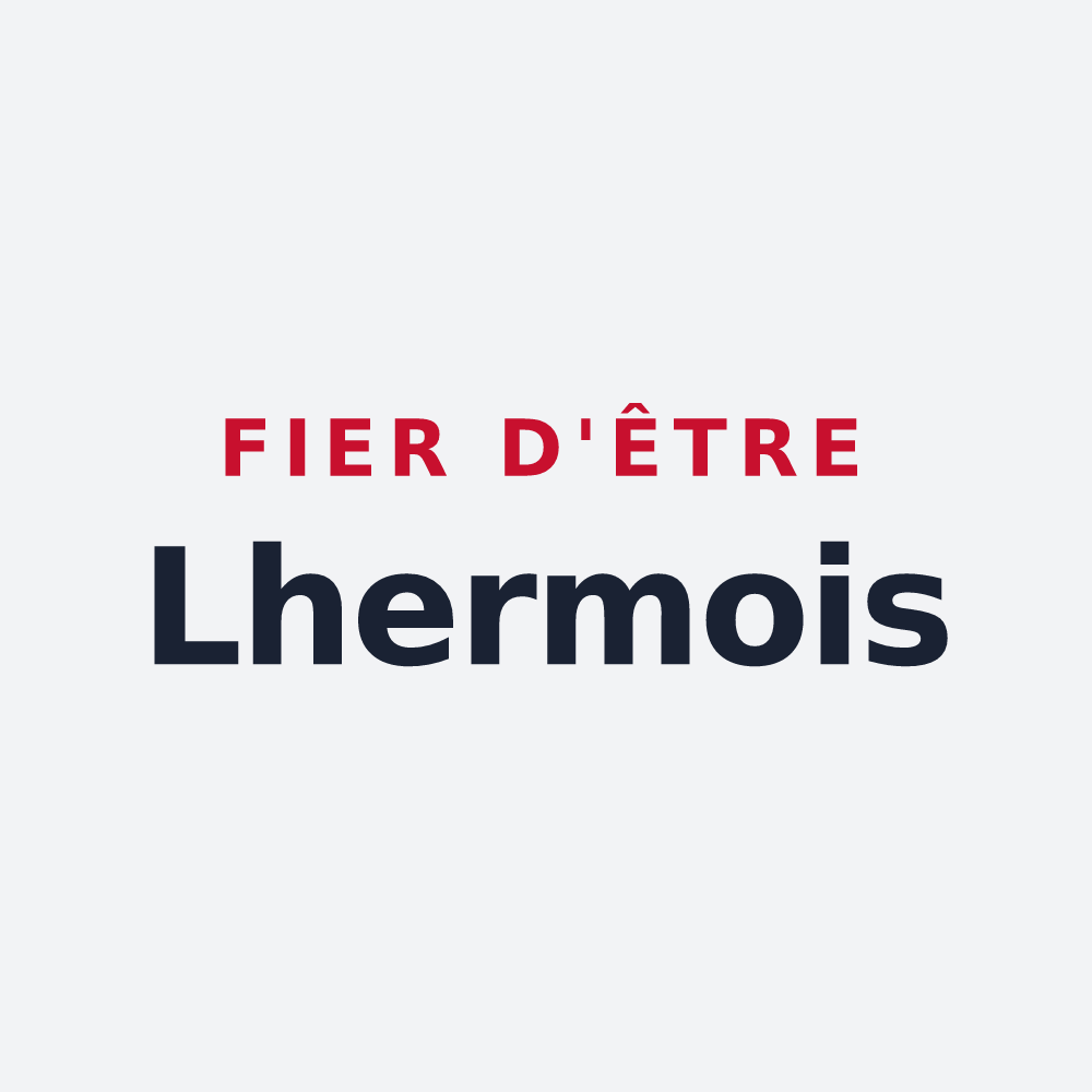 Poster « Fier d'être Lhermois » — design pour Lherm