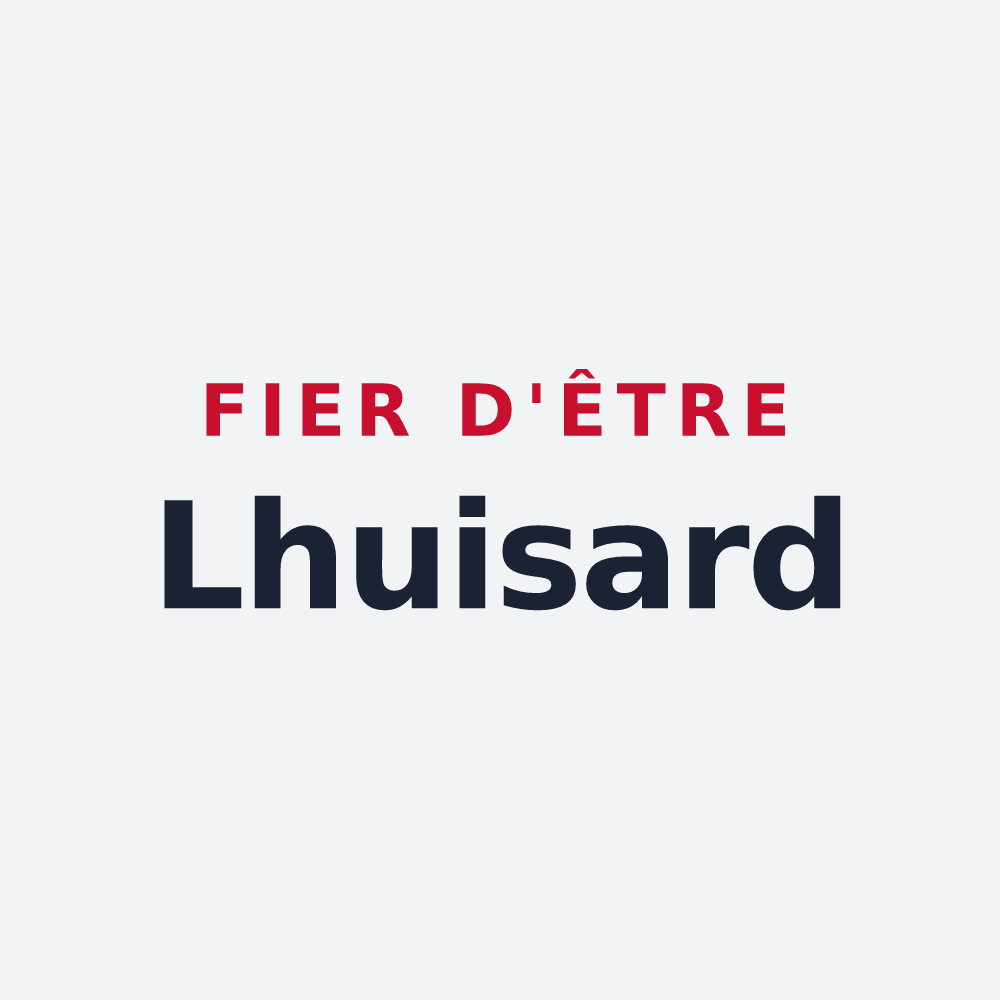 Poster « Fier d'être Lhuisard » — design pour Lhuis