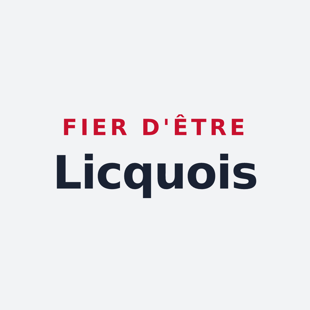 Poster « Fier d'être Licquois » — design pour Licques