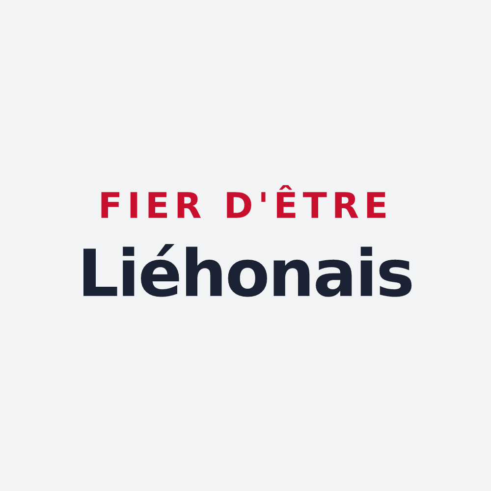 Poster « Fier d'être Liéhonais » — design pour Liéhon