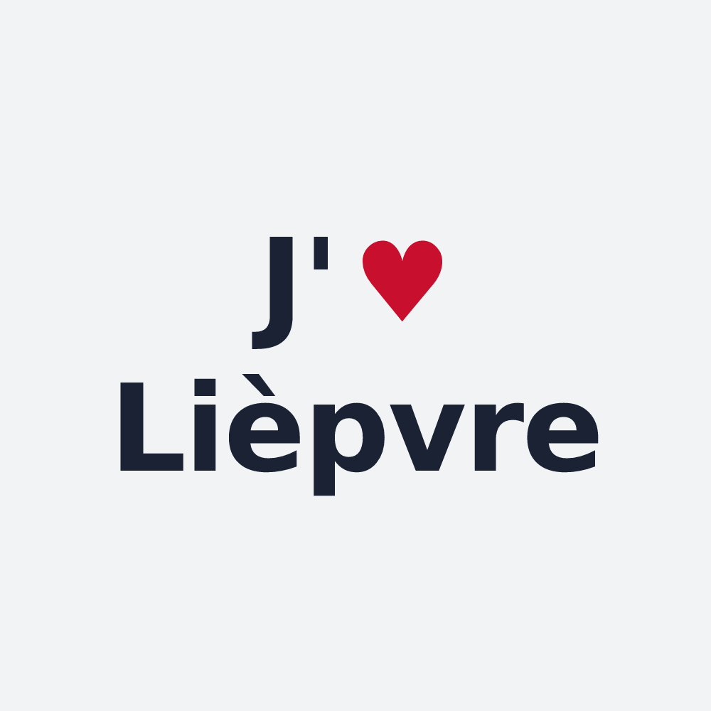 Poster personnalisé Lièpvre — design J'aime Lièpvre