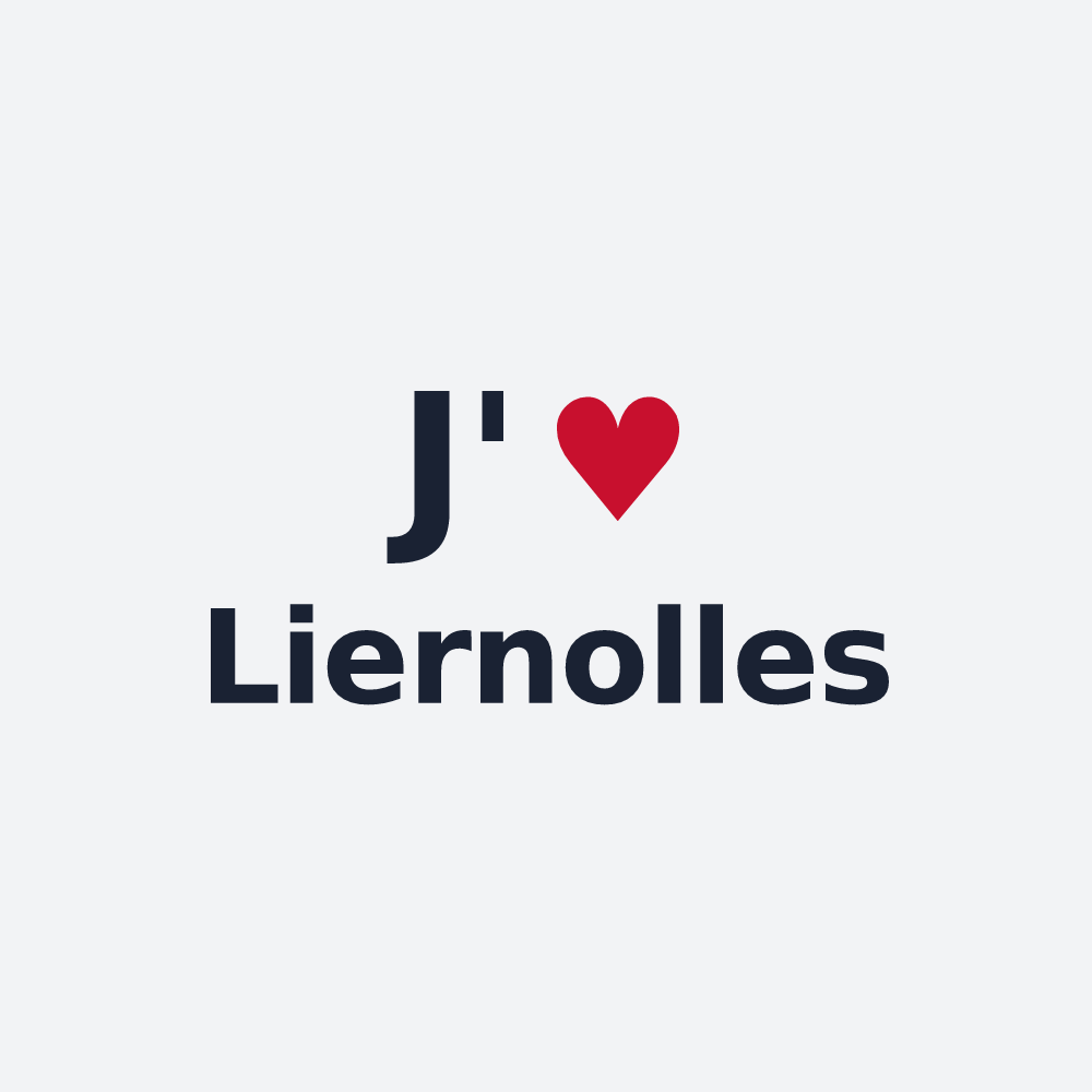 Poster personnalisé Liernolles — design J'aime Liernolles