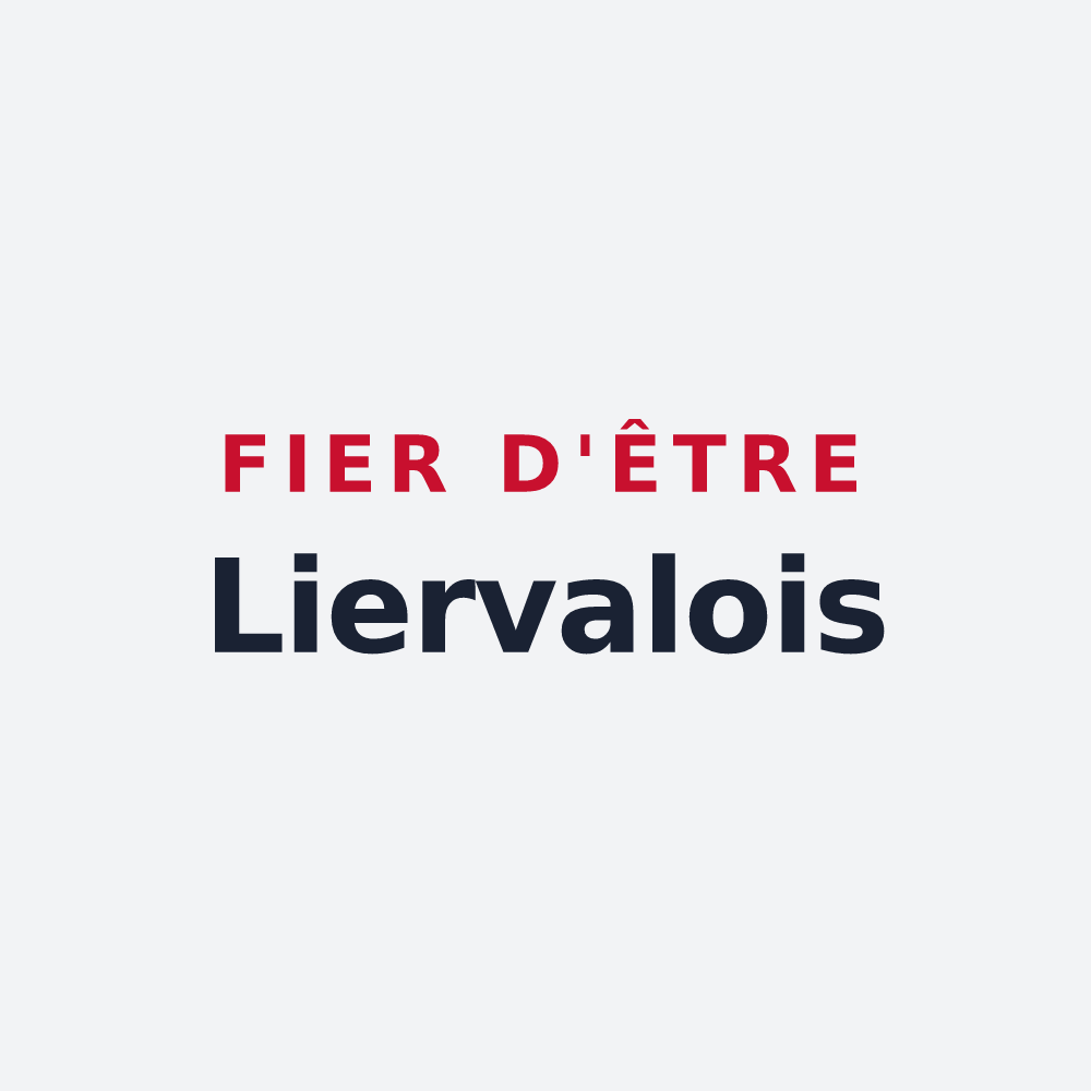 Poster « Fier d'être Liervalois » — design pour Lierval