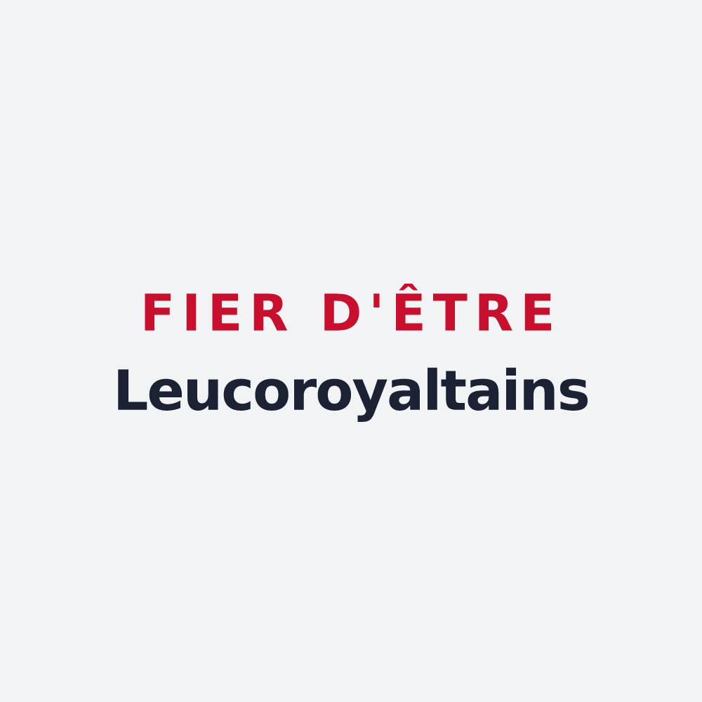 Poster « Fier d'être Leucoroyaltains » — design pour Lieurey