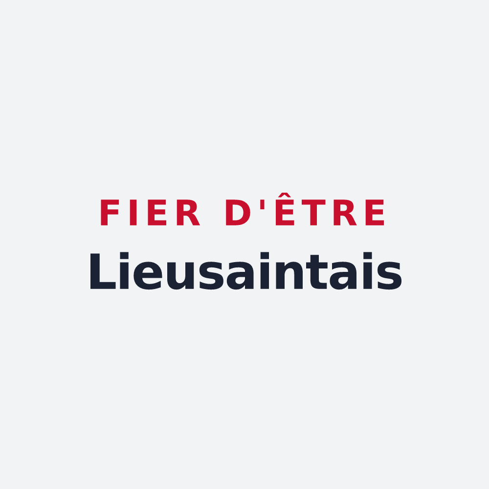 Poster « Fier d'être Lieusaintais » — design pour Lieusaint