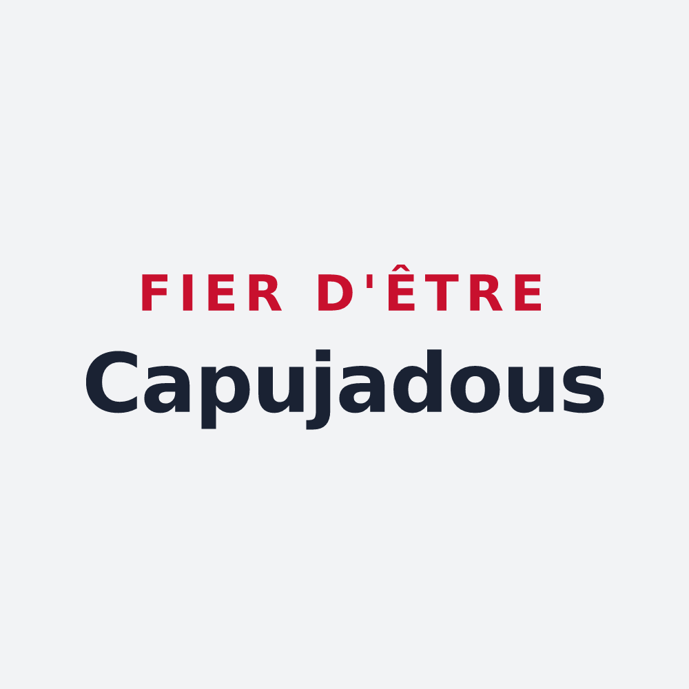 Poster « Fier d'être Capujadous » — design pour Lieutadès