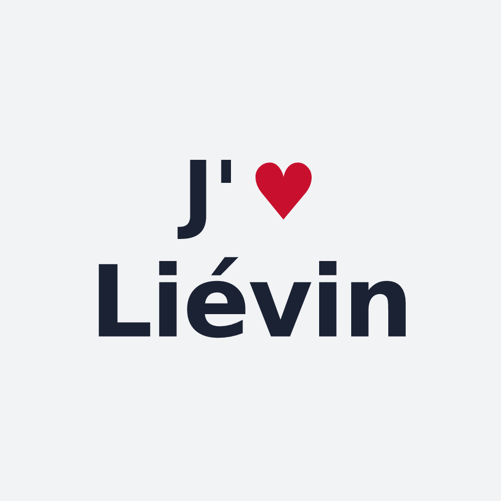 Poster personnalisé Liévin — design J'aime Liévin