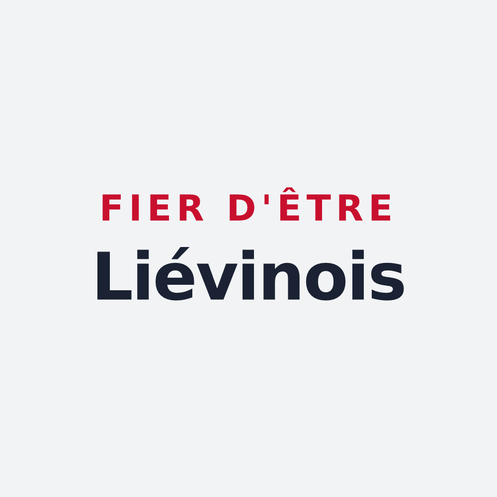 Poster « Fier d'être Liévinois » — design pour Liévin