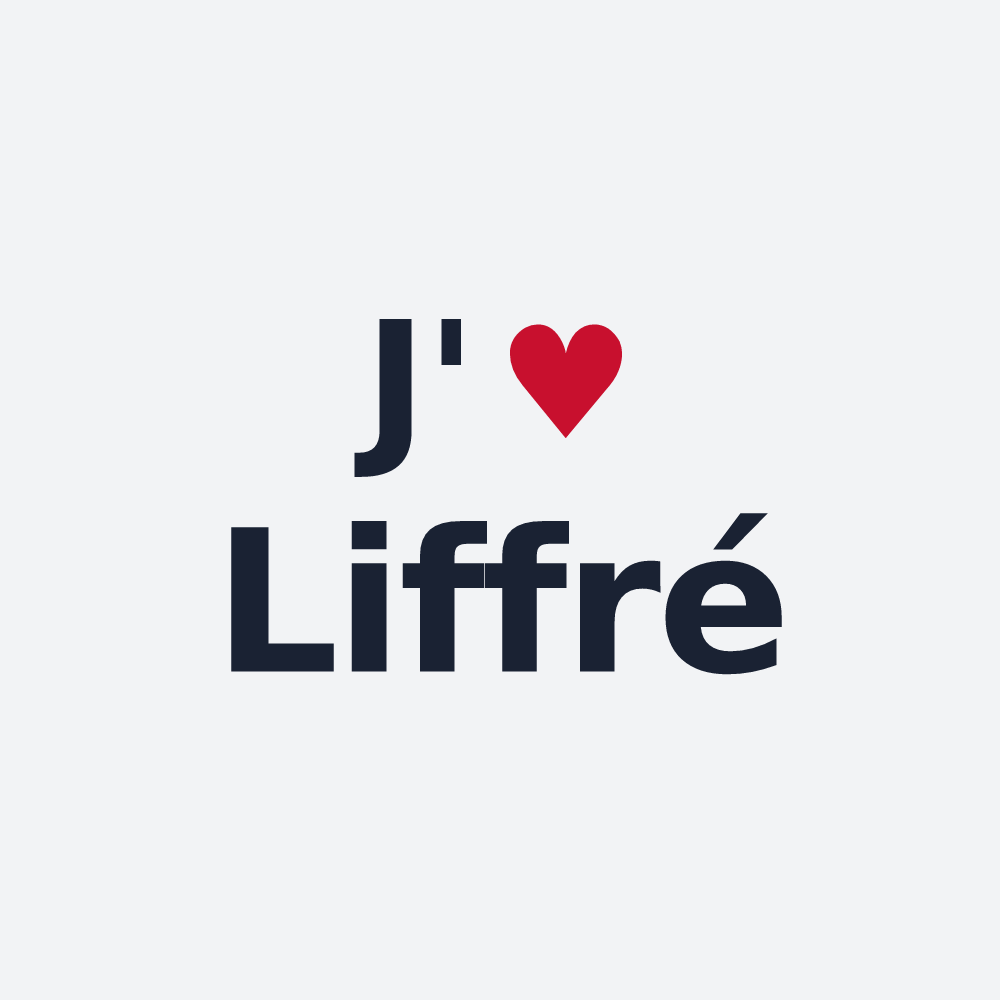 Poster personnalisé Liffré — design J'aime Liffré