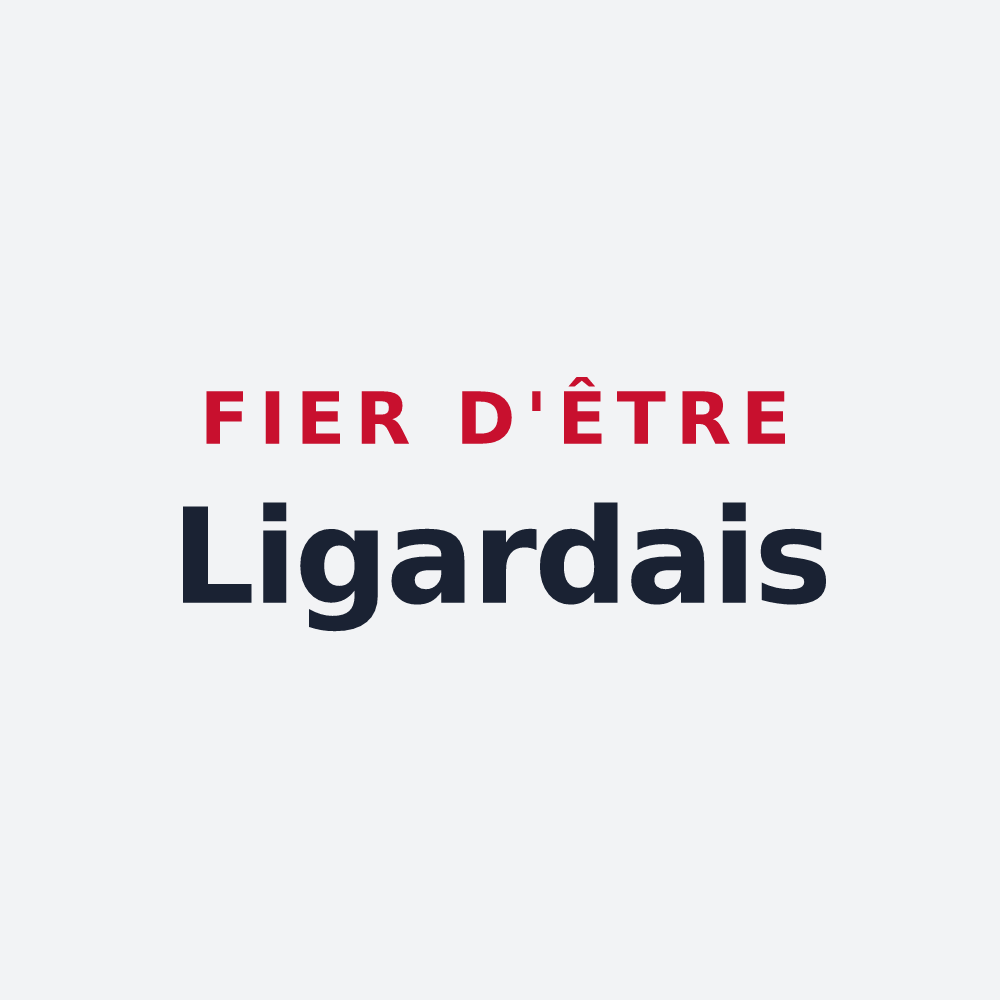 Poster « Fier d'être Ligardais » — design pour Ligardes