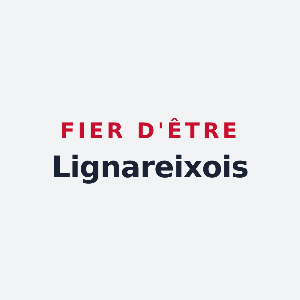 Poster « Fier d'être Lignareixois » — design pour Lignareix