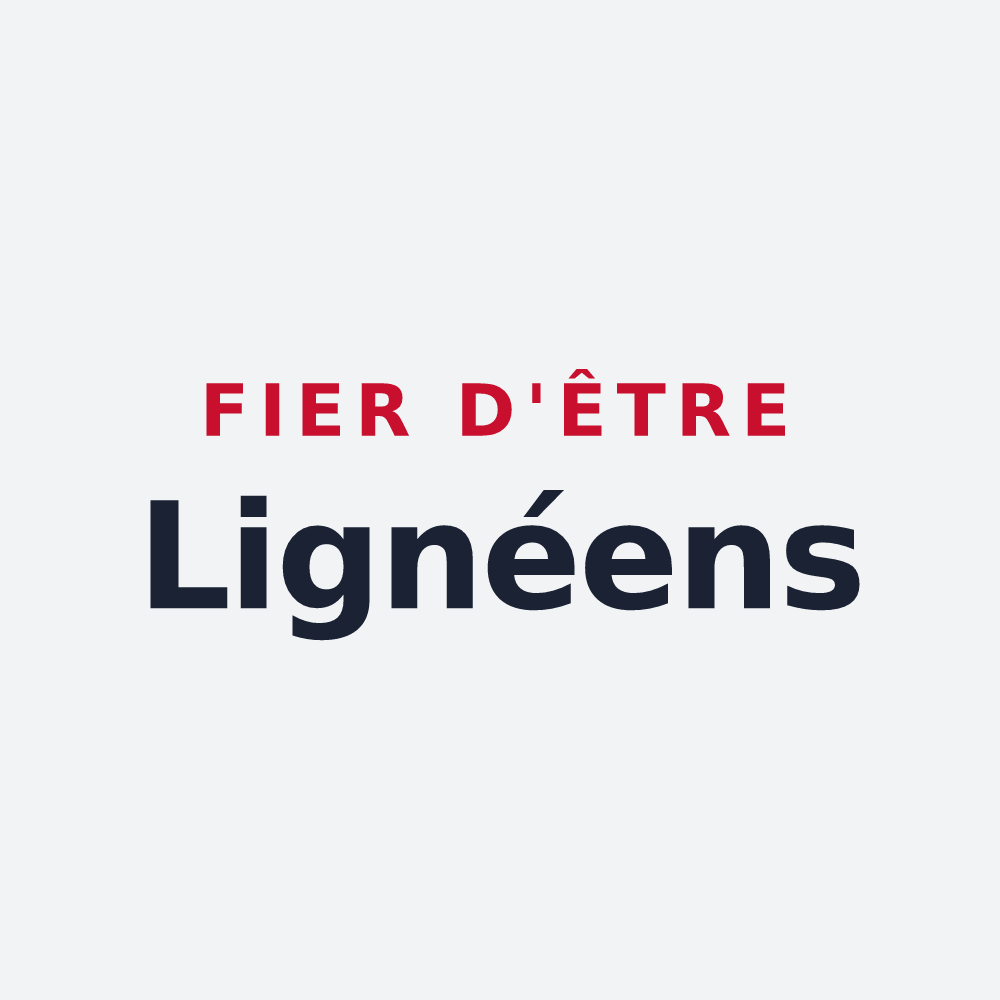 Poster « Fier d'être Lignéens » — design pour Ligné