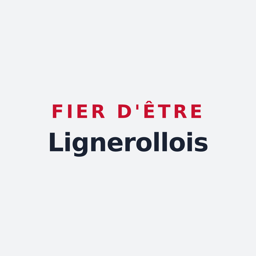 Poster « Fier d'être Lignerollois » — design pour Lignerolles