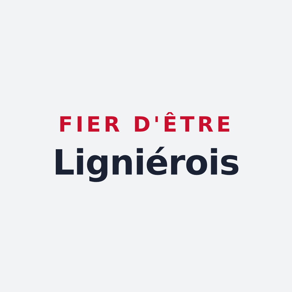 Poster « Fier d'être Ligniérois » — design pour Lignières