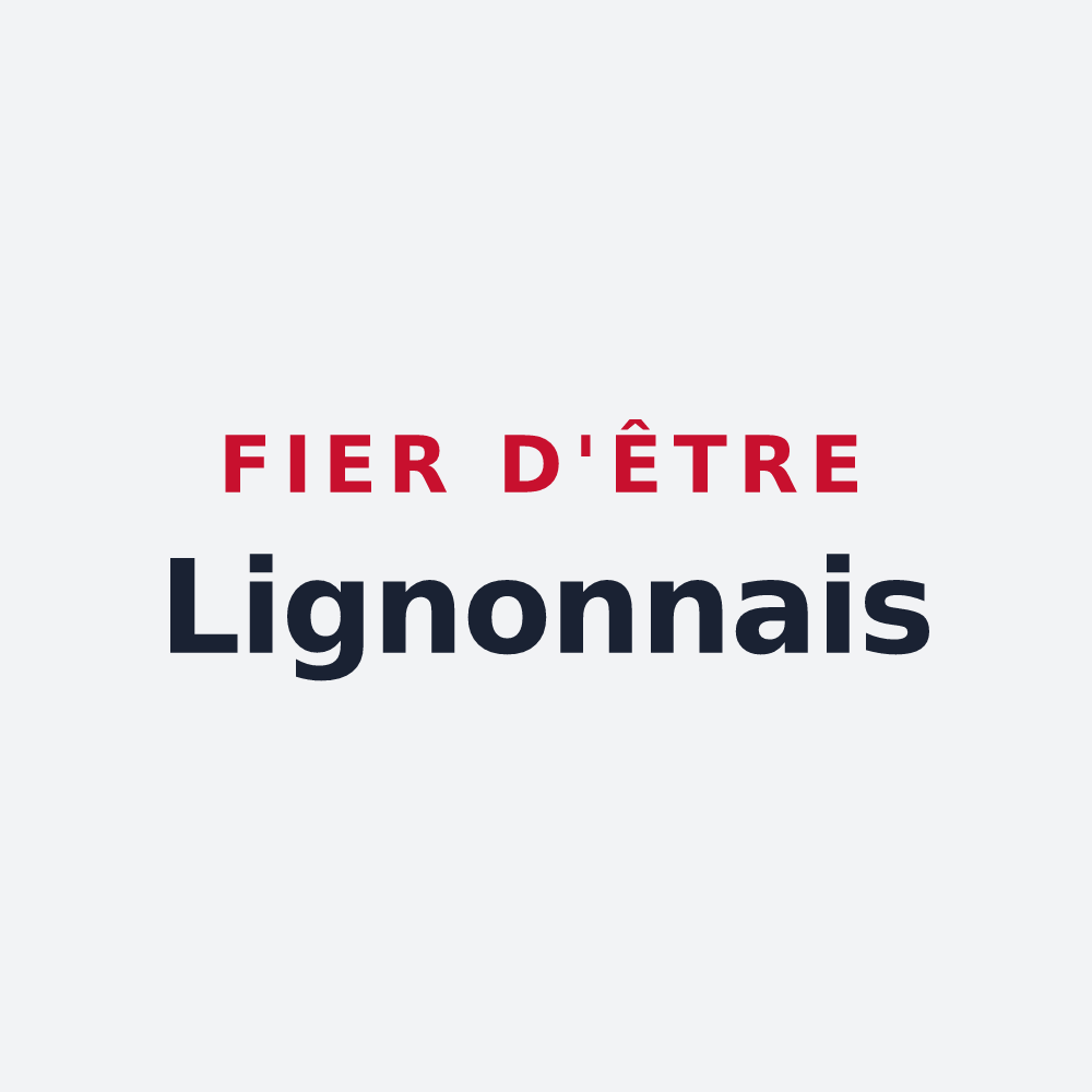 Poster « Fier d'être Lignonnais » — design pour Lignon