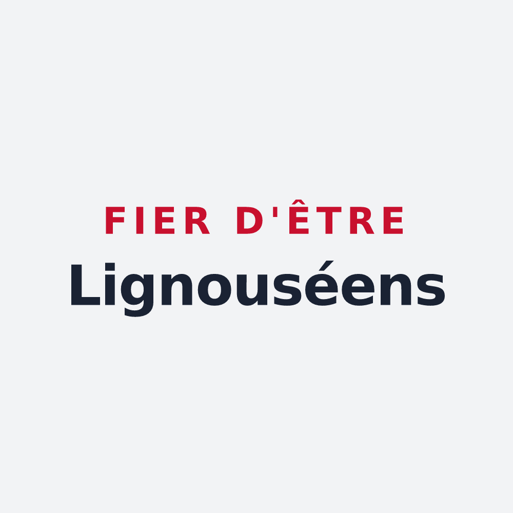 Poster « Fier d'être Lignouséens » — design pour Lignou