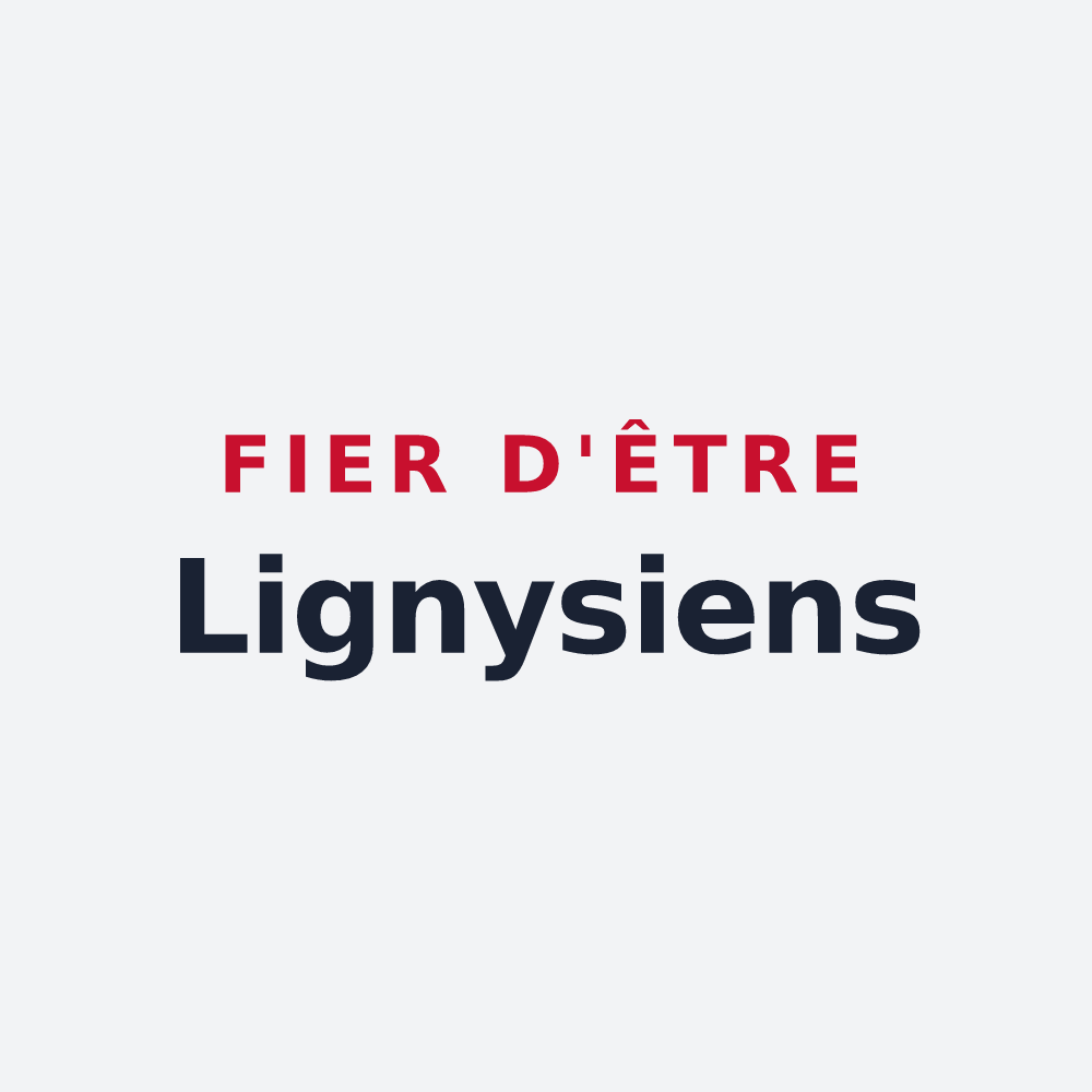 Poster « Fier d'être Lignysiens » — design pour Ligny-en-Cambrésis