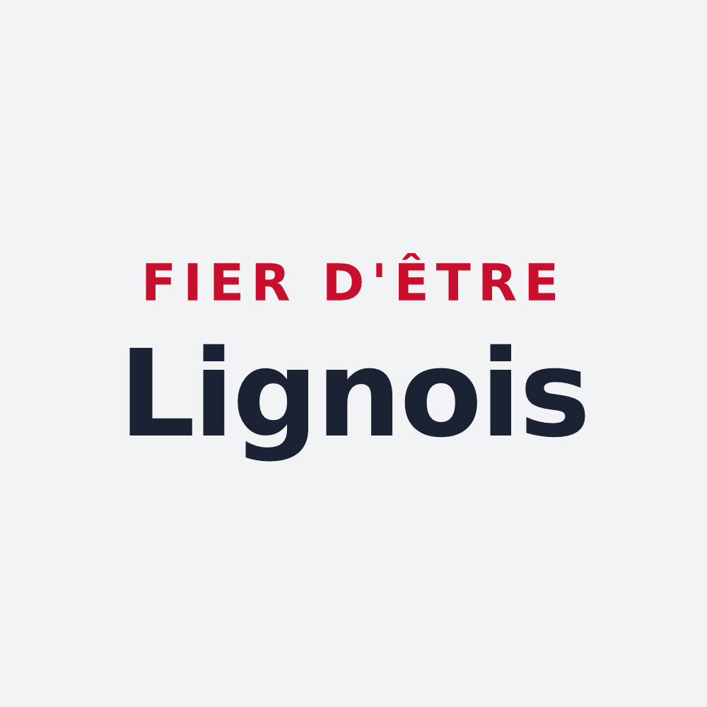 Poster « Fier d'être Lignois » — design pour Ligny-le-Ribault